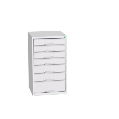 bott Armoire à tiroirs verso, 7 tiroir(s), RAL7035 gris clair/RAL7035 gris clair