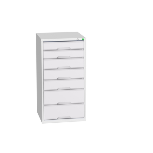 bott Armoire à tiroirs verso, 7 tiroir(s), RAL7035 gris clair/RAL7035 gris clair