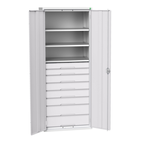 bott Armoire universelle verso avec tablettes et tiroirs, largeur 800 mm