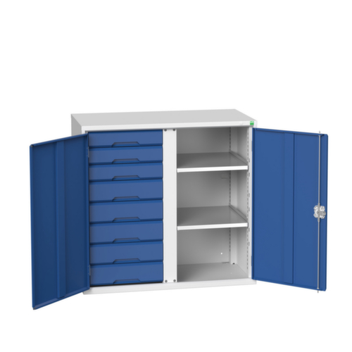 bott Armoire universelle verso avec tablettes et tiroirs, largeur 1050 mm