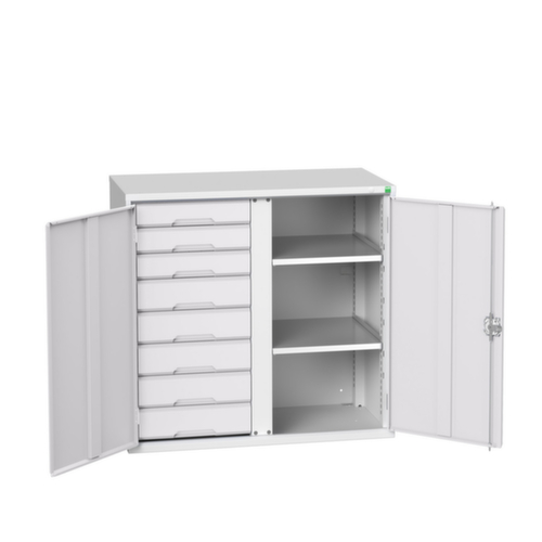 bott Armoire universelle verso avec tablettes et tiroirs, largeur 1050 mm