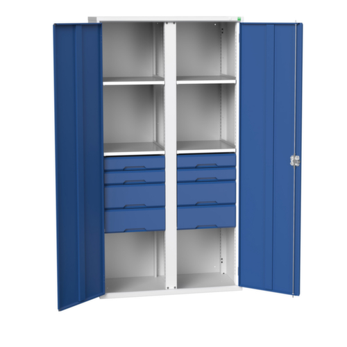 bott Armoire universelle verso avec tablettes et tiroirs, largeur 1050 mm