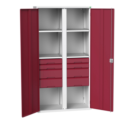 bott Armoire universelle verso avec tablettes et tiroirs, largeur 1050 mm