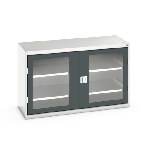 bott Armoire à portes battantes verso vitrées, largeur 1300 mm