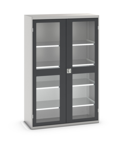 bott Armoire à portes battantes verso vitrées, largeur 1300 mm