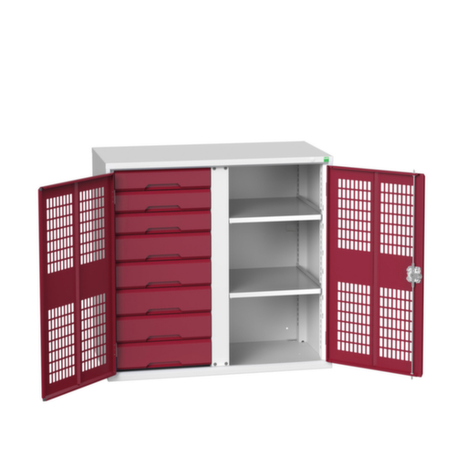 bott armoire à portes battantes verso avec fentes d’aération, largeur 1050 mm