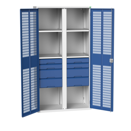 bott armoire à portes battantes verso avec fentes d’aération, largeur 1050 mm