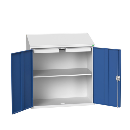 bott armoire de bureau verso, RAL7035 gris clair/RAL5010 bleu gentiane