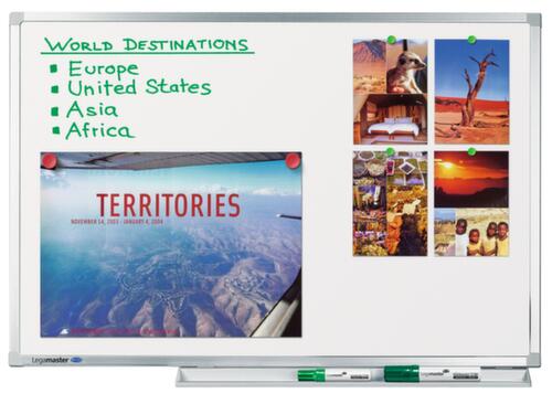 Legamaster Tableau blanc émaillé PROFESSIONAL blanc, hauteur x largeur 1000 x 1500 mm