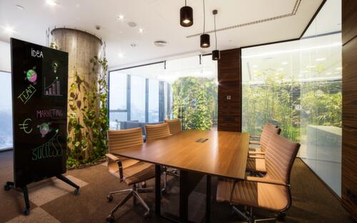 Legamaster tableau en verre mobile, hauteur x largeur 1950 x 900 mm