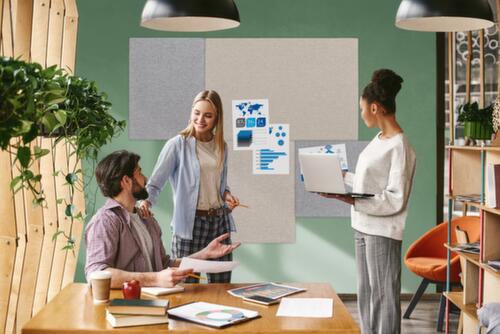 Legamaster Panneau mural acoustique BOARD-UP