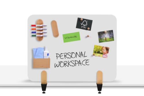 Legamaster Cloison de table émaillée ELEMENTS avec surface inscriptible