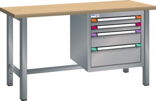 Thurmetall Établi, 4 tiroirs, 1 tablette