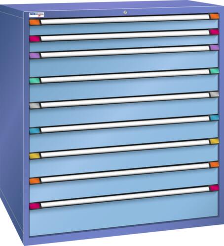 Thurmetall Armoire à tiroirs de largeur 1205 mm, 9 tiroir(s)
