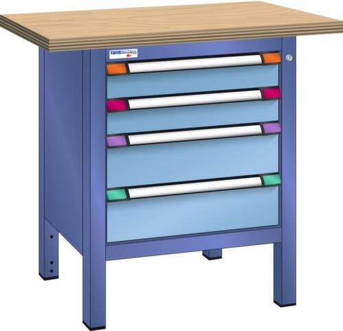 Thurmetall Établi, 4 tiroirs