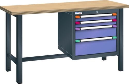 Thurmetall Établi, 4 tiroirs, 1 tablette