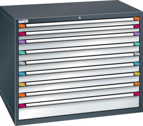 Thurmetall Armoire à tiroirs de largeur 1205 mm, 9 tiroir(s)