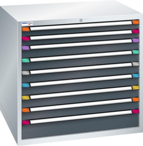 Thurmetall Armoire à tiroirs de 1005 mm de large, 9 tiroir(s)