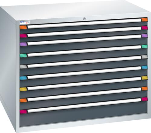 Thurmetall Armoire à tiroirs de largeur 1205 mm, 9 tiroir(s)