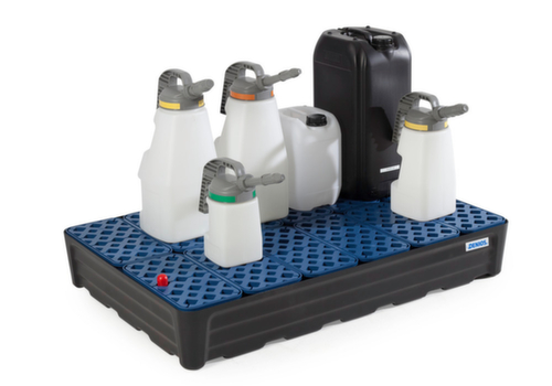 Bac de rétention pro-line en PE pour bidons