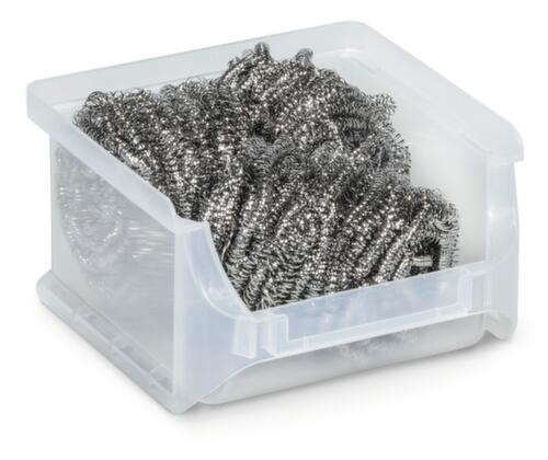 Bac à bec, transparent, profondeur 100 mm, polypropylène