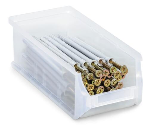 Bac à bec, transparent, profondeur 215 mm, polypropylène