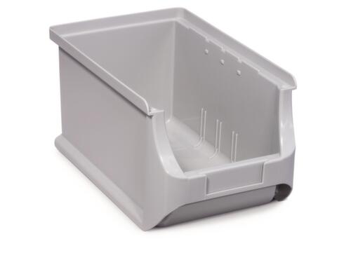 Bac à bec, gris, profondeur 235 mm, polypropylène