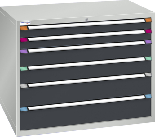 Thurmetall Armoire à tiroirs de largeur 1205 mm, 6 tiroir(s)