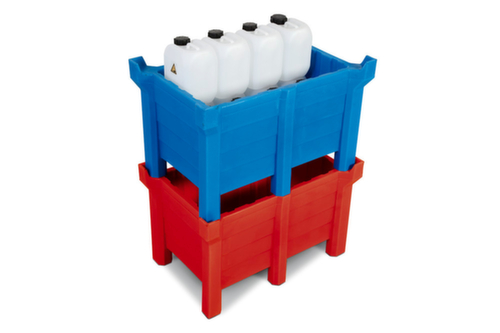 Empilage des conteneurs, rouge, capacité 90 l