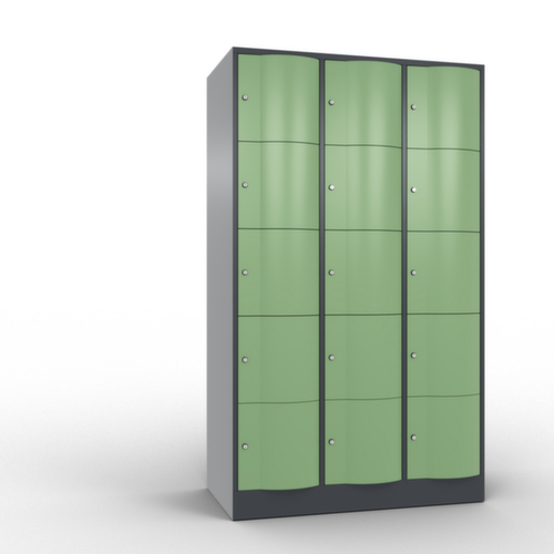 C+P armoire multicases Resisto, 15 compartiments