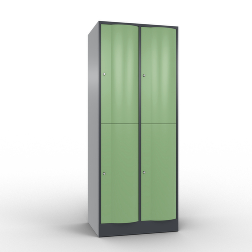 C+P armoire multicases Resisto, 4 compartiments