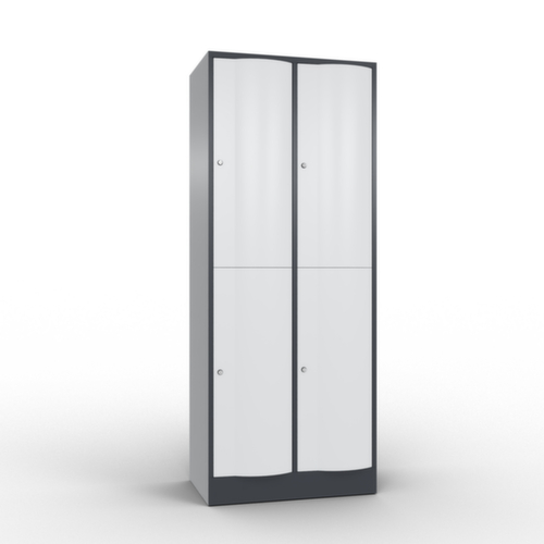 C+P armoire multicases Resisto, 4 compartiments