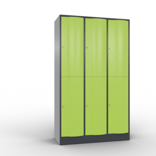 C+P armoire multicases Resisto, 6 compartiments