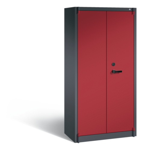 C+P Armoire haute sécurité de bureau avec 4 tablettes