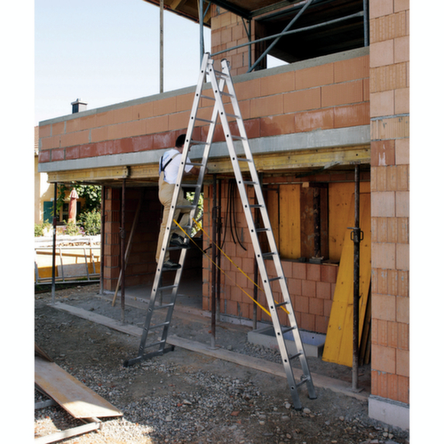 ZARGES Combiné échelle-escabeau polyvalent en deux parties Combimaster Plus X