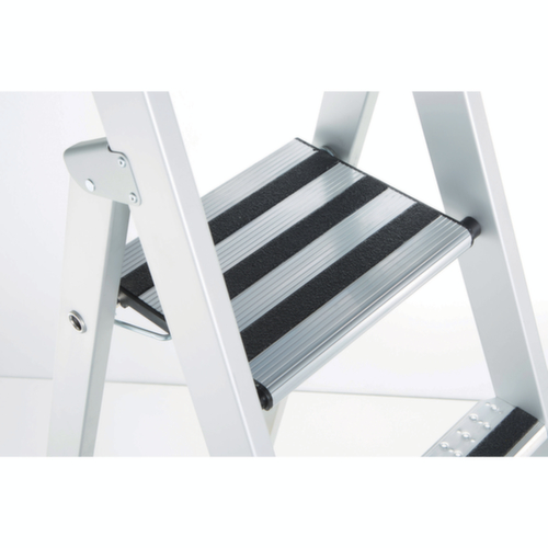 ZARGES Escabeau R13step S avec marches antidérapantes, 6 marches avec revêtement R13