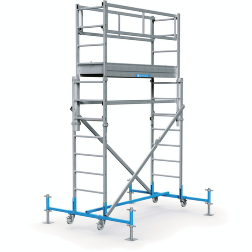 ZARGES Échafaudage pliant Variomaster T avec cadre à hauteur réglable