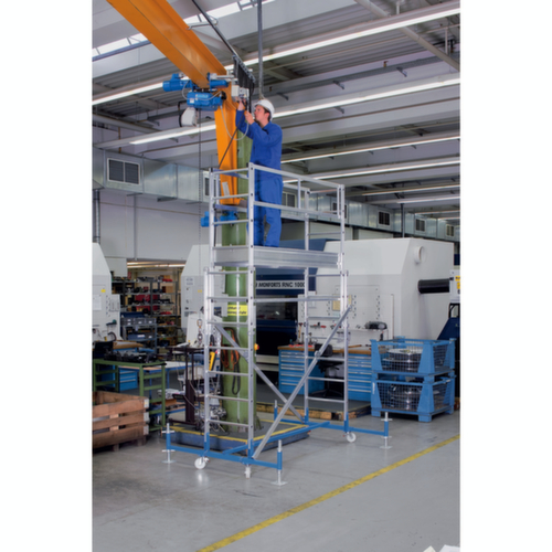 ZARGES Échafaudage pliant Variomaster T avec cadre à hauteur réglable