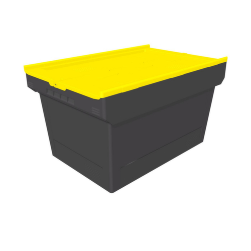 BITO conteneur réutilisable écologique MB Eco, capacité 58 l, couvercle rabattable en deux parties