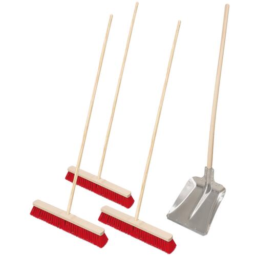 kit de balais avec pelle, pelle en aluminium