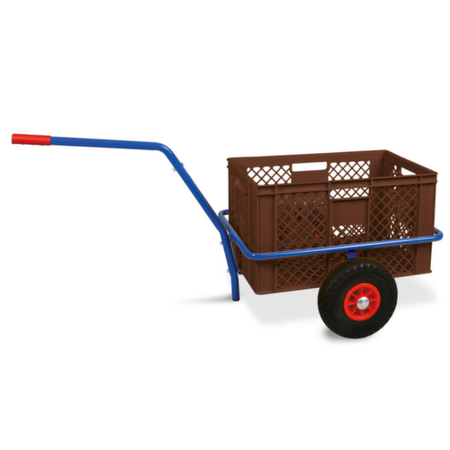 chariot à timon avec caisse en plastique amovible, force 200 kg