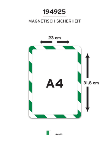 tarifold Cadre d'affichage Magneto tview Safety Line