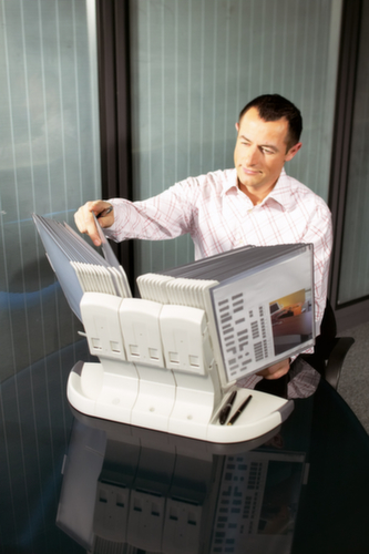 tarifold Module d'extension Design pour le système de panneaux d'affichage, avec 10 tableaux de consultation en DIN A4