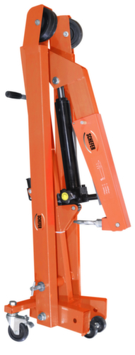 grue d'atelier WK ECO PROFESSIONAL avec châssis roulant déployé, pliable