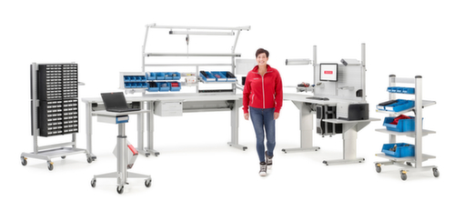 Treston Tablette inclinée pour poste de travail, largeur x profondeur 960 x 400 mm