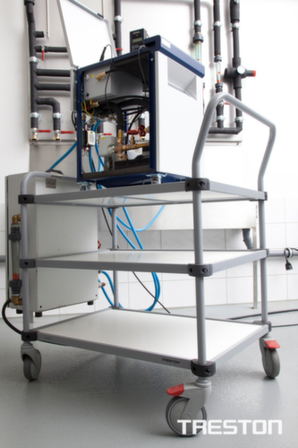 Treston Chariot à plateaux 800x430 mm, force 150 kg, 2 plateaux