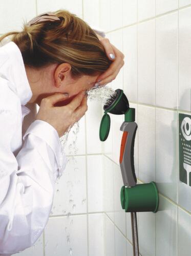 B-Safety Douche oculaire, 1 pomme de douche coudée