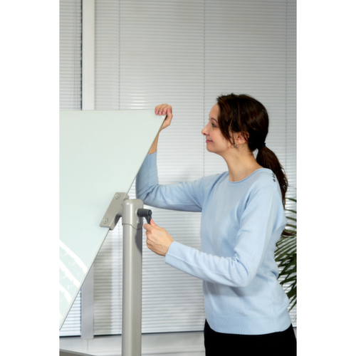 nobo Tableau blanc mobile, hauteur x largeur 1360 x 1800 mm