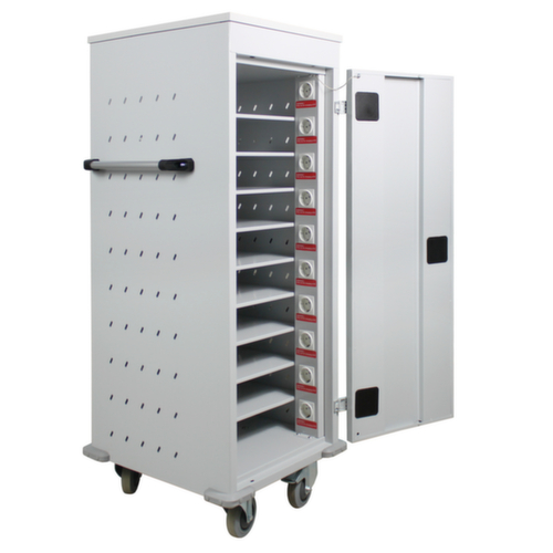 chariot pour ordinateur portable, RAL7035 gris clair/RAL7035 gris clair