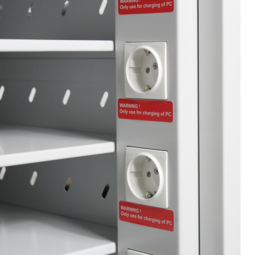 chariot pour ordinateur portable, RAL7035 gris clair/RAL7035 gris clair